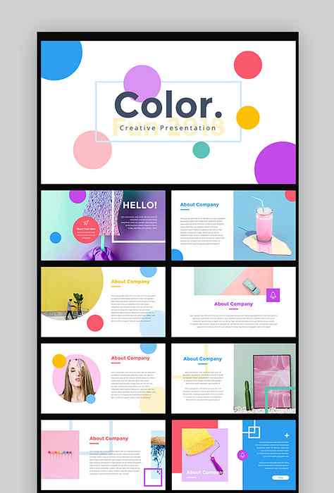 Spass Powerpoint Vorlagen Mit Bunten Folien Designs Fur 18 Geschaft Website Entwicklung Computerspiele Und Mobile Anwendungen