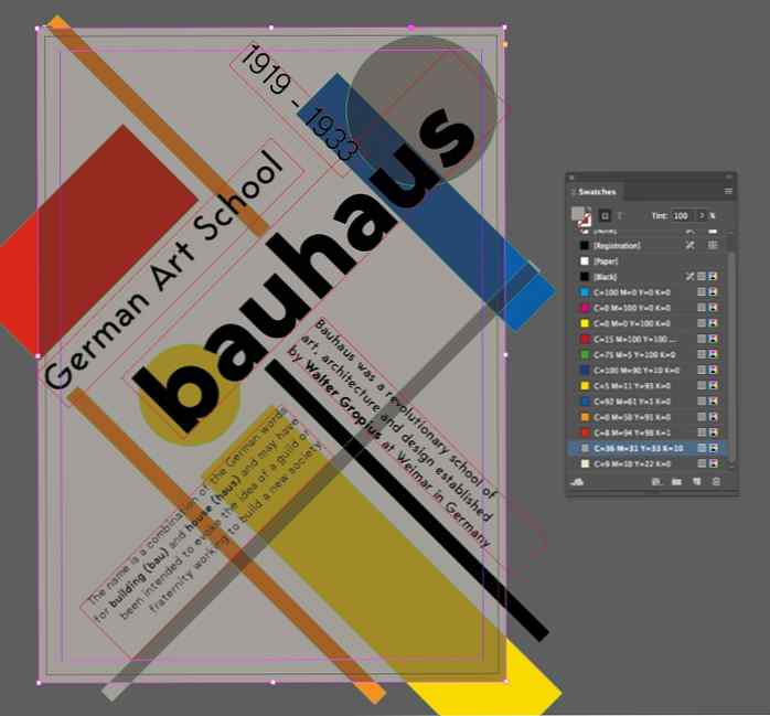 So Erstellen Sie Ein Bauhaus Poster In Adobe Indesign Design Illustration Website Entwicklung Computerspiele Und Mobile Anwendungen