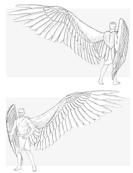 Ongebruikt Hoe Angel Wings te tekenen / Ontwerp & illustratie | Website WR-61