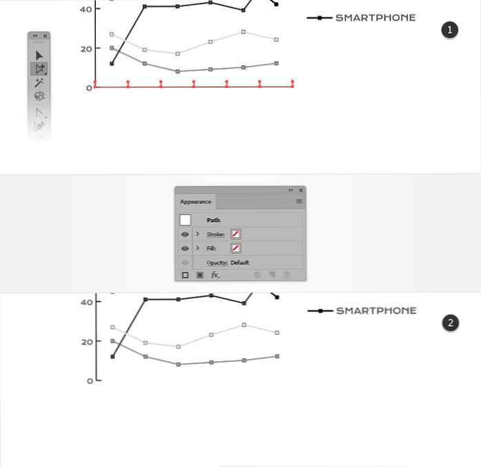 So Erstellen Sie Ein Bearbeitbares Liniendiagramm In Adobe Illustrator Design Illustration Website Entwicklung Computerspiele Und Mobile Anwendungen