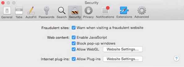 Disable adobe flash in safari