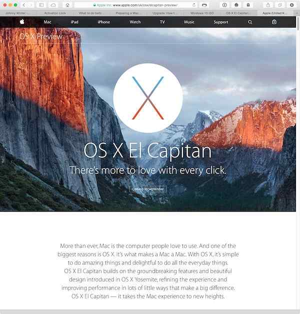 Yosemite 10.11.4 download