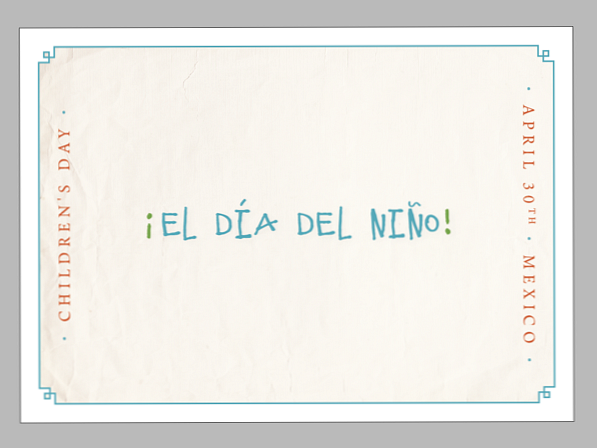 Feiern Sie Den Kindertag In Mexiko Mit Einer Bunten Postkarte Design Illustration Website Entwicklung Computerspiele Und Mobile Anwendungen