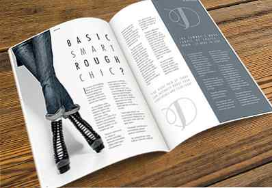 Erstellen Von Layouts Fur Ein Modemagazin In Adobe Indesign Design Illustration Website Entwicklung Computerspiele Und Mobile Anwendungen