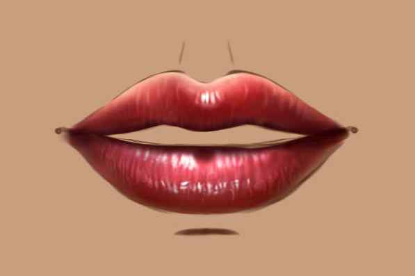 Lernen Sie Schone Realistische Lippen In Adobe Photoshop Zu Malen Design Illustration Website Entwicklung Computerspiele Und Mobile Anwendungen