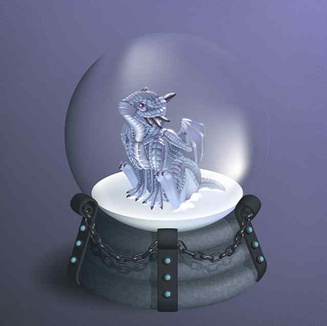 Dragon Dans Un Globe De Neige Comment Tracer Un Bebe Dragon Design Et Illustration Developpement De Sites Web Jeux Informatiques Et Applications Mobiles