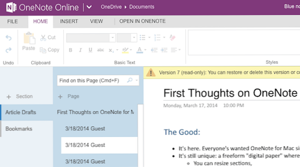 Onenote web clipper