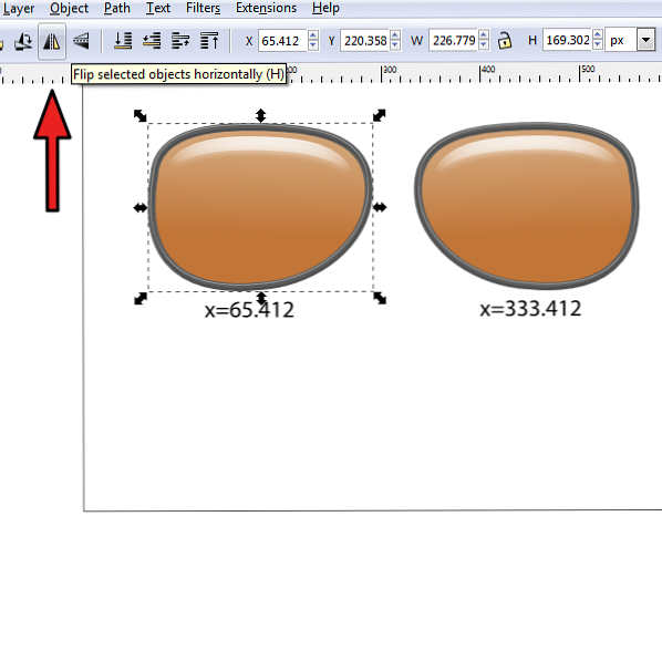 Usa Inkscape Per Creare Un Paio Di Occhiali Da Sole Con Facilita Design E Illustrazione Sviluppo Di Siti Web Giochi Per Computer E Applicazioni Mobili