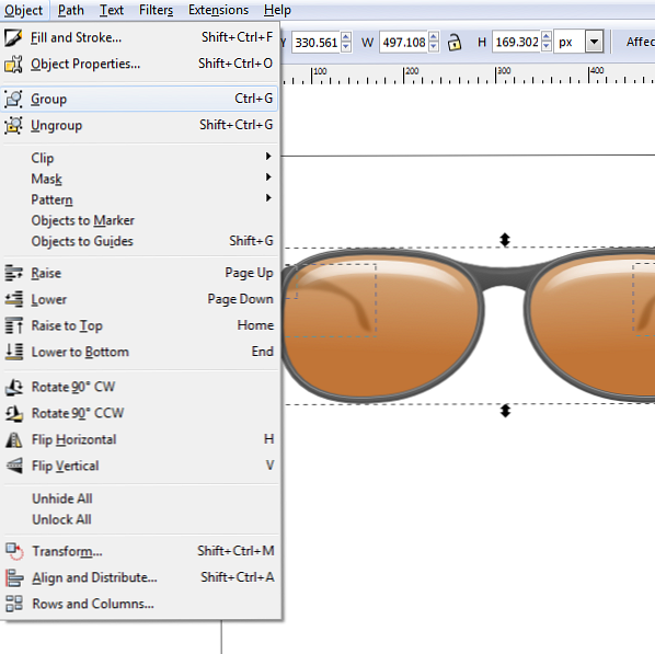 Usa Inkscape Per Creare Un Paio Di Occhiali Da Sole Con Facilita Design E Illustrazione Sviluppo Di Siti Web Giochi Per Computer E Applicazioni Mobili