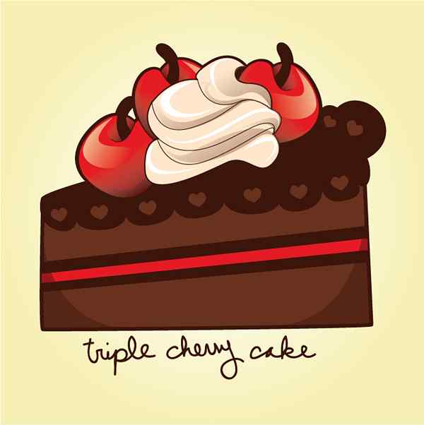 Comment Dessiner Une Tranche De Gateau Au Chocolat Et A La Cerise Dans Adobe Illustrator Design Et Illustration Developpement De Sites Web Jeux Informatiques Et Applications Mobiles