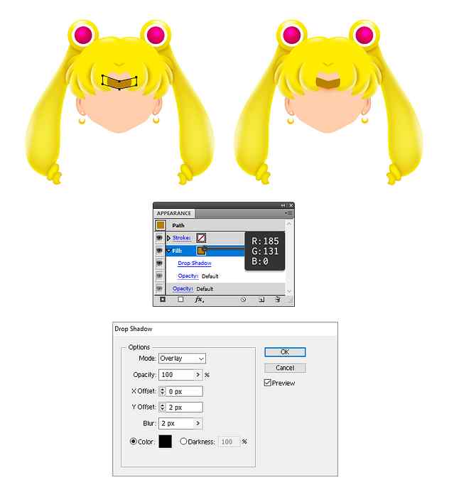 So Zeichnen Sie Sailor Moon In Adobe Illustrator Design Illustration Website Entwicklung Computerspiele Und Mobile Anwendungen