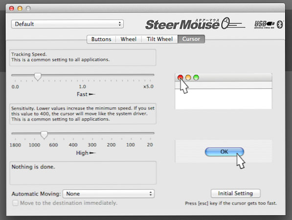 Steermouse for windows