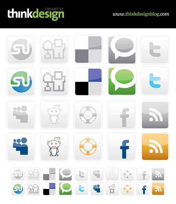 23 Kostenlose Vector Icon Packs Fur Social Media Design Illustration Website Entwicklung Computerspiele Und Mobile Anwendungen