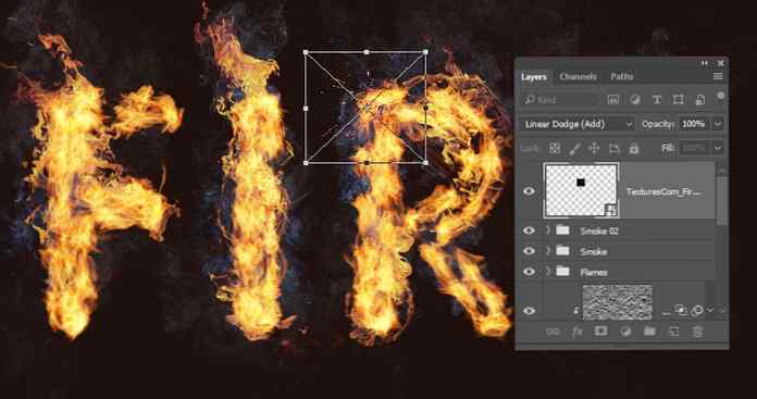 So Erstellen Sie Einen Flammentext Effekt In Adobe Photoshop Design Illustration Website Entwicklung Computerspiele Und Mobile Anwendungen