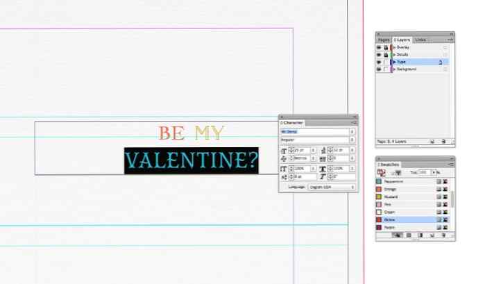 So Erstellen Sie Eine Typografische Valentinskarte In Adobe Indesign Design Illustration Website Entwicklung Computerspiele Und Mobile Anwendungen