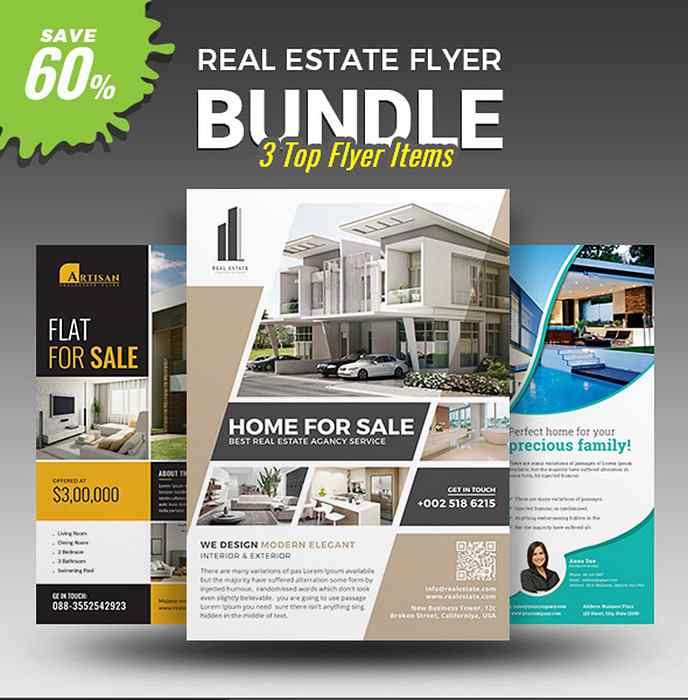 40 Professionelle Immobilien Flyer Vorlagen Design Illustration Website Entwicklung Computerspiele Und Mobile Anwendungen