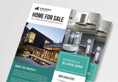 40 Professionelle Immobilien Flyer Vorlagen Design Illustration Website Entwicklung Computerspiele Und Mobile Anwendungen