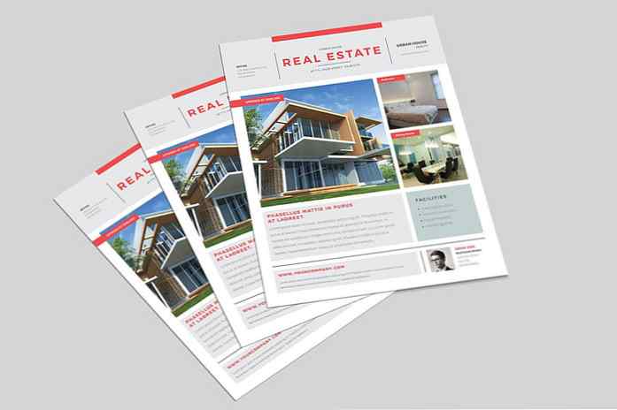 40 Professionelle Immobilien Flyer Vorlagen Design Illustration Website Entwicklung Computerspiele Und Mobile Anwendungen