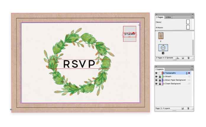 So Erstellen Sie Eine Rustikale Hochzeitseinladung In Adobe Indesign Design Illustration Website Entwicklung Computerspiele Und Mobile Anwendungen