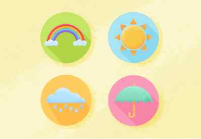 So Erstellen Sie Flache Wettersymbole In Adobe Photoshop Design Illustration Website Entwicklung Computerspiele Und Mobile Anwendungen