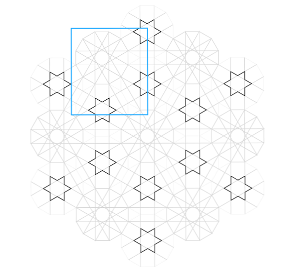 Disegno Geometrico Crea Un Motivo Dalla Sinagoga Di Cordova