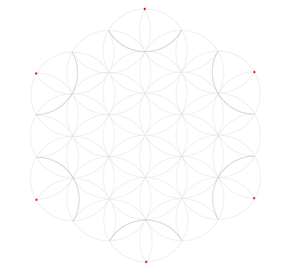 Disegno Geometrico Crea Un Motivo Dalla Sinagoga Di Cordova